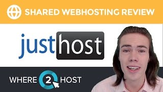 Just Host Shared Web Hosting Review 2017 [upl. by Alyworth7]