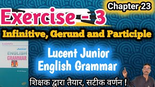 Exercise 3  participles  participles meaning  participles examples  participles in grammar [upl. by Akinwahs]