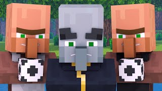 Minecraft Animation VS Reality Villager vs Pillager [upl. by Leidag]