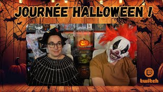 Journée Halloween après midi jeux de sociétés  quizz et giveway [upl. by Olodort]