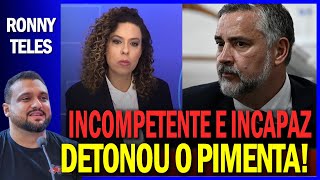 UOL Detona Paulo Pimenta INCOMPETENTE e INCAPAZ [upl. by Ednutey742]