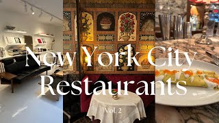 Best Trendy Restaurants amp Coffee Shops in NYC La Cabra Sant Ambroeus Manhattan top restaurants [upl. by Grondin]