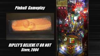 Ripleys Believe it or Not pinball machine gameplay  commentary Stern 2004 [upl. by Ycniuqed]