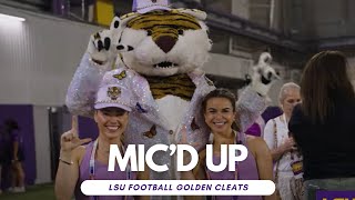 2024 LSU Football Golden Cleats Micd Up [upl. by Carola]