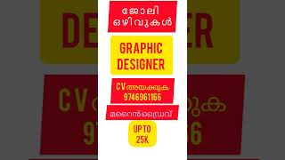 Graphic Designer job [upl. by Ggerc]