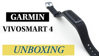 Garmin Vivosmart 4 Unboxing HD 0100199523 [upl. by Kipp]