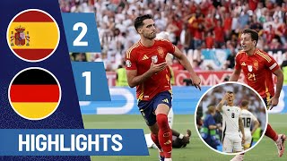 Germany Vs Spain 12 All Goals And Full Highlights  Euro 2024 [upl. by Otreblada548]