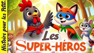 Le renard et la petite poule🐔Histoire pour sendormir Conte pour enfant en français livre audio [upl. by Reinar139]