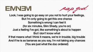 Rap god lyrics [upl. by Ajim995]