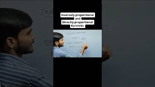 Inversely proportional and directely proportional ka tricks [upl. by Mamie]