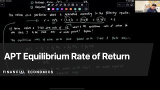 APT Equilibrium Rate of Return [upl. by Amabil]