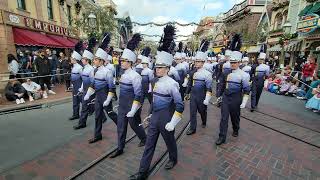 OFallon Township High School Marching Band at Disneyland New Years Eve 2021 [upl. by Nylhsa]