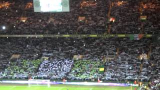 OLD FIRM Dec 2011  Brilliant quotYou´ll never walk alonequot vs quotJust can´t get enoughquot FULL HD [upl. by Monahan40]