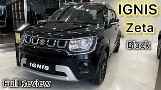 IGNIS Zeta Black  Feature Price Interior Full Review  IGNIS … [upl. by Richer]