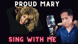 quotProud Maryquot  Tina Turner And Ike Turner  Karaoke With Male Part Only [upl. by Engel]