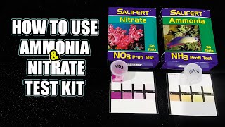 CARA MENGGUNAKAN TEST KIT AMMONIA amp NITRATE  SALIFERT TEST KIT [upl. by Bristow20]