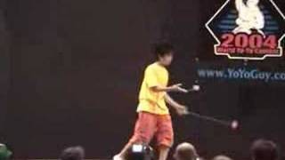 Shinji Saito Worlds 2004 2A Freestyle 1st Place [upl. by Terti]