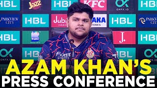 Azam Khans Press Conference  Peshawar Zalmi vs Islamabad United  Match 13  HBL PSL 9  M2A1A [upl. by Hsak]