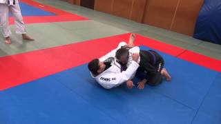 BJJ  Triangle choke from collarsleeve guard [upl. by Artaed34]