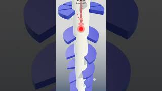 Helix jump gameplay helixjumpandroid helixjumpios helixjumpgame helixjump helix shorts game [upl. by Gena]