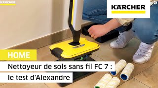 Nettoyeur de sols sans fil FC 7  le test d’Alexandre  Kärcher [upl. by Ibrek256]