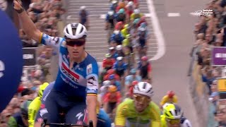 Baloise Belgium Tour Tim Merlier wins bunch sprint in KnokkeHeist  Race highlights stage 2 [upl. by Lorrad718]