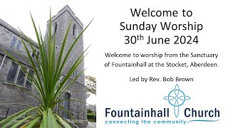 Fountainhall Church at the Stocket Service 30th June 2024 [upl. by Bryce425]