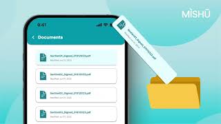 How to access amp retrieve documents in MISHU App [upl. by Hufnagel]