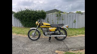 Suzuki GT250 Hustler Startup [upl. by Dorman]