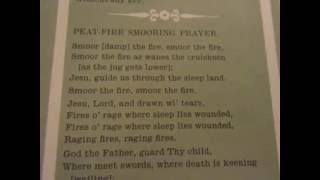 Peatfire smooring prayer  Lullaby  Hebrides  Scotland [upl. by Victorine581]