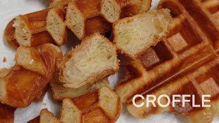 How to make CROFFLE frozen dough ครอฟเฟิล [upl. by Arej]