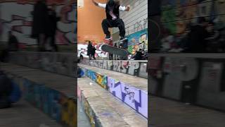 Nollie tre flip Macba 3 Block skate skateboard skateboarding [upl. by Okim353]