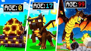 Evolving BABY DRAGON to GOD DRAGON in MINECRAFT [upl. by Portingale576]