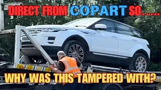 WE BOUGHT A RANGE ROVER EVOQUE FROM COPART WITH A BODGE REPAIR [upl. by Ahsinej]