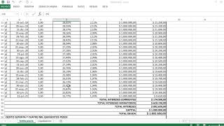 Liquidación Intereses Corrientes y Moratorios  Intereses al DTF y de Impuestos Dian  TABLAFACIL [upl. by Engamrahc]