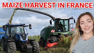 MAIZE HARVEST IN RURAL FRANCE  Sommet de lélevage with Irish Companies [upl. by Lapo]