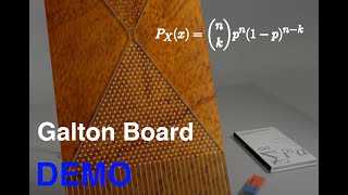 Galton board demo [upl. by Wylie]