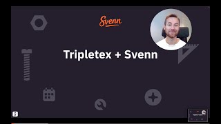 Intro til integrasjonen mellom Svenn og Tripletex [upl. by Greyson]