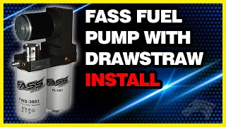 FASS Fuel Pump System w Drawstraw Install 2002 Dodge Cummins [upl. by Tawsha590]