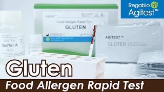 Agitest™ Food Allergen Rapid Test  Gluten Lab [upl. by Blaire]