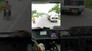 sandesh se aati hai😮shortvideo army song draving travel [upl. by Cohby]