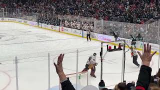 Seattle Kraken first penalty shot attempt in team history Jared McCann Marc Andre Fleury 11722 [upl. by Adrahs]