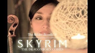 Skyrim  The Dragonborn Comes  Violin cover [upl. by Ynotna938]