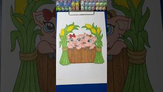 Coloring to relaxohuhumarkers coloriage coloringfun coloring [upl. by Asirralc]