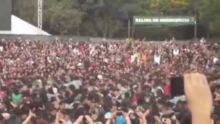 The Casualties  Riot Live at RAP 2014 EPIC WALL OF DEATH [upl. by Yk]