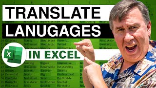 Excel  Language Translation a Better Solution Using Power Query  Episode 2510 [upl. by Rekab]