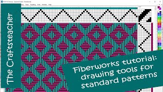 Fiberworks PCW drawing tools for standard patterns [upl. by Llebanna]