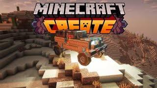 Minecraft OffRoad Vehicle Create Mod [upl. by Auqinot]