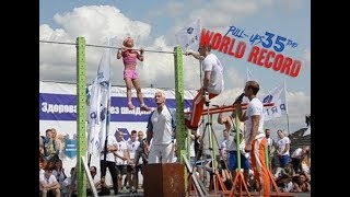 Мировой Рекорд по Подтягиванию на Перекладине 35 раз  Николь Князева 7 лет  STEEL WORKOUT SHOW [upl. by Allyce]