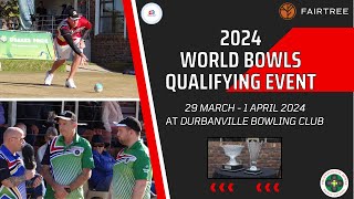 2024 World Bowls Tour Qualifying Event Day 1 [upl. by Tupler]